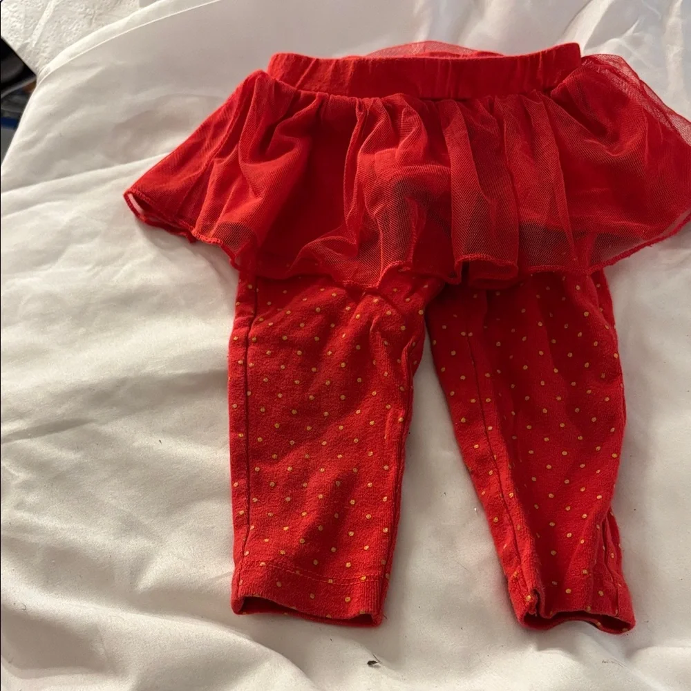 Carter's Red Tutu slacks 6 months